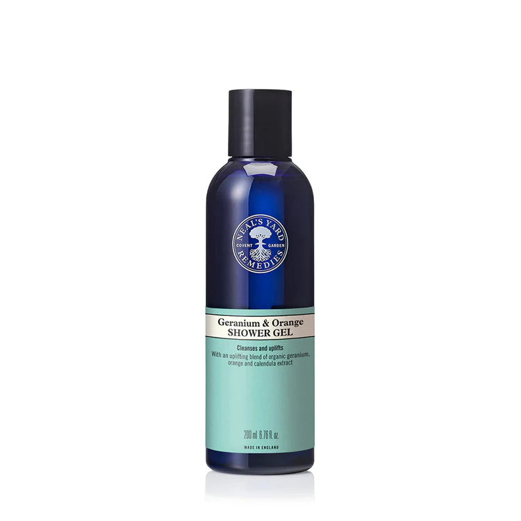 Geranium & Orange Shower Gel （200ml）